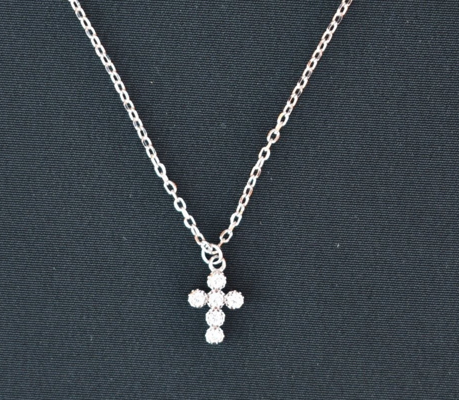 Mini Cross Necklace - Eleven 3 Jewelry