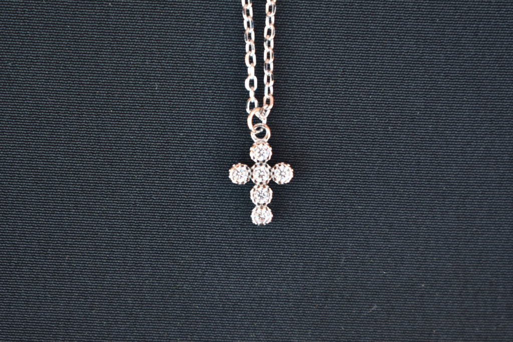 Mini Cross Necklace - Eleven 3 Jewelry